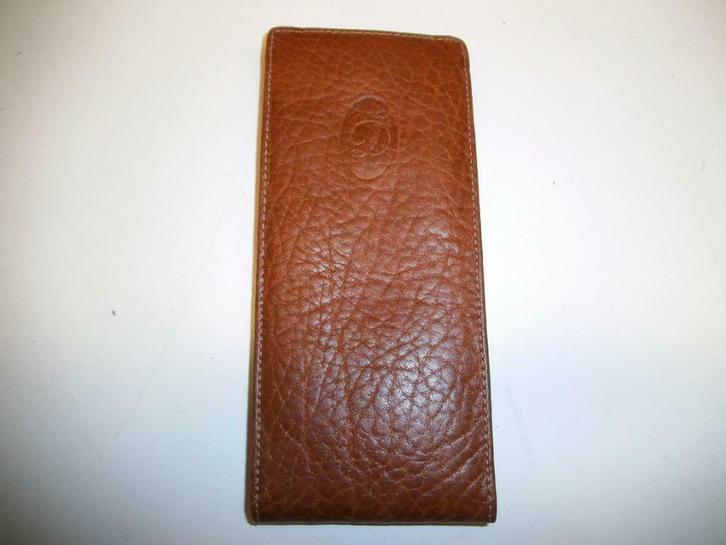 Porte-lunettes cuir marron beige (DS203-zl), Bijoux, Sacs & Beauté, Accessoires Autre, Neuf, Enlèvement ou Envoi