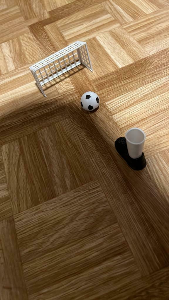 Vinger Voetbal met 1 goal, 1 vinger voet en 1 bal Tekoop!, Kinderen en Baby's, Speelgoed | Overig, Zo goed als nieuw, Jongen, Ophalen of Verzenden