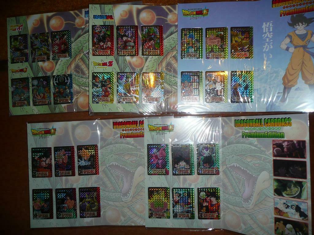 dragon ball carddass premium edition set japan, Enlèvement ou Envoi, Neuf