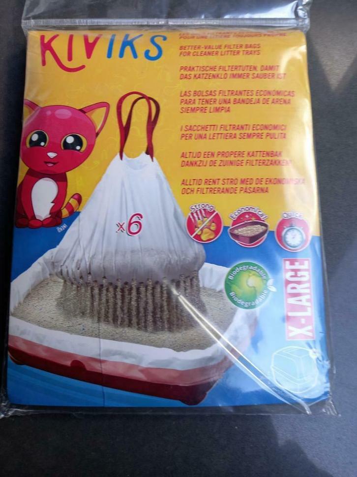 KIVIKS BIOLOGISCH AFBREEKBARE KATTENBAKZAK, Dieren en Toebehoren, Kattenbakken, Nieuw, Gesloten, Ophalen of Verzenden