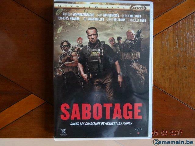 dvd sabotage - arnold schwarzenegger, Cd's en Dvd's, Dvd's | Actie, Ophalen of Verzenden