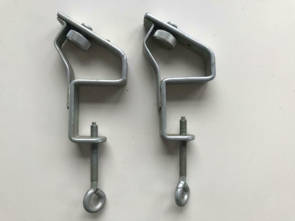 2 Tafelklemmen (zn2128), Ophalen of Verzenden, Zo goed als nieuw