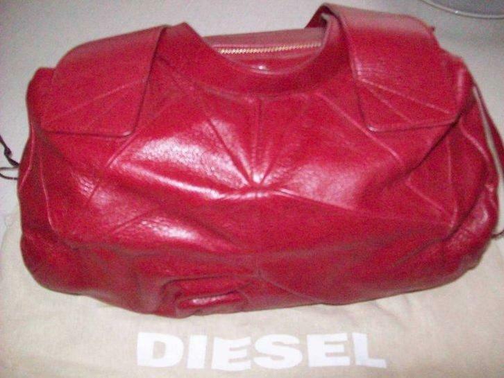 DIESEL bordeaux lederen handtas       nieuw, Handtassen en Accessoires, Tassen | Damestassen, Nieuw, Handtas, Ophalen of Verzenden