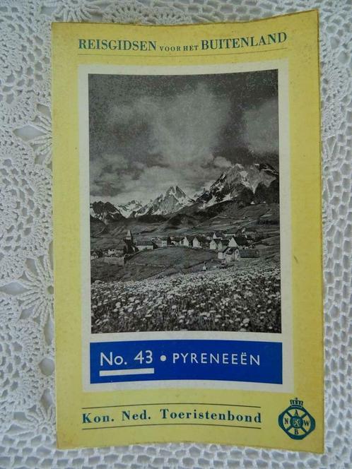 Guide de voyage vintage Pyrénées 1964 ANWB guide de voyage c, Livres, Guides touristiques, Utilisé, Guide ou Livre de voyage, Europe