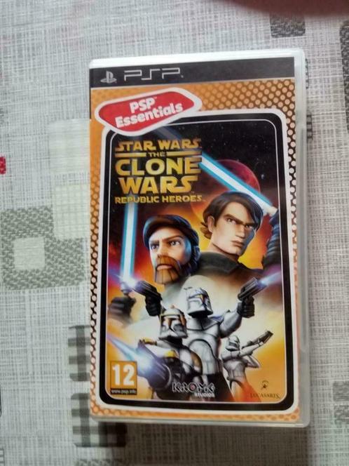 6 Games PSP (Avatar - Star wars e.a.) + tasje, Games en Spelcomputers, Games | Sony PlayStation Portable, Gebruikt, Overige genres