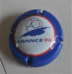 champagne capsule - voetbal Frankrijk 98, Gebruikt, Ophalen of Verzenden