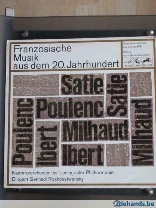 Franzözische musik aus dem jahrhundred, CD & DVD, Vinyles | Classique, Enlèvement ou Envoi