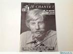 Frans magazine Je Chante! Special Jean Ferrat gesigneerd, Ophalen of Verzenden, Zo goed als nieuw