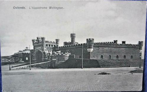 POSTKAART- OOSTENDE, DE WELLINGTON RENBAAN - 1907, Verzamelen, Postkaarten | België, Gelopen, West-Vlaanderen, Voor 1920, Ophalen of Verzenden