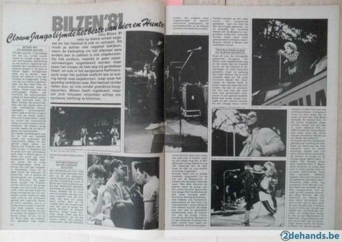 Tijdschriftartikel over Jazz Bilzen 1981, Collections, Cinéma & Télévision, Utilisé