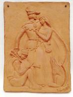 Frans Everaerts - terracotta plaquette - Tijl Uilenspiegel, Ophalen of Verzenden