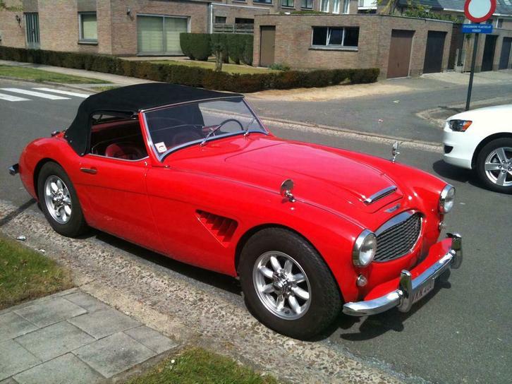 Austin Healey MK1, BT7, Auto's, Austin, Particulier, Benzine, Cabriolet, 2 deurs, Handgeschakeld, Rood, Overige kleuren, Ophalen