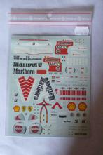 diverse decals 1/18, Hobby & Loisirs créatifs, Modélisme | Voitures & Véhicules, Neuf, Autres marques, Enlèvement ou Envoi, Voiture