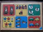 Vintage houten educatieve legpuzzel(12st.)5-5j., Kinderen en Baby's, Gebruikt, Ophalen of Verzenden, Rekenen
