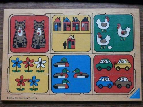 Puzzle éducatif en bois vintage (12pcs) 5-5 ans., Enfants & Bébés, Jouets | Éducatifs & Créatifs, Utilisé, Compter, Enlèvement ou Envoi