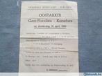 uitnodiging Bedevaart Oostakker (Avelgem 1960), Verzamelen, Verzenden