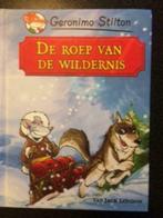 boek Geronimo Stilton  De roep vd wildernis heel goede staat, Comme neuf, Geronimo Stilton, Enlèvement, Fiction