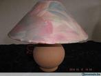 Lampadaire Artisanal en Terre Cuite + Abat-Jour., Divers, Lots de brocante