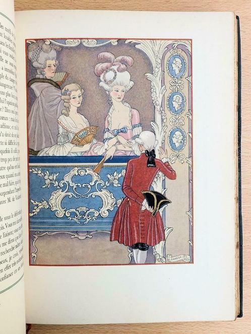 [George Barbier] Les Liaisons Dangereuses 1934 1/650 ex., Antiquités & Art, Antiquités | Livres & Manuscrits, Enlèvement ou Envoi