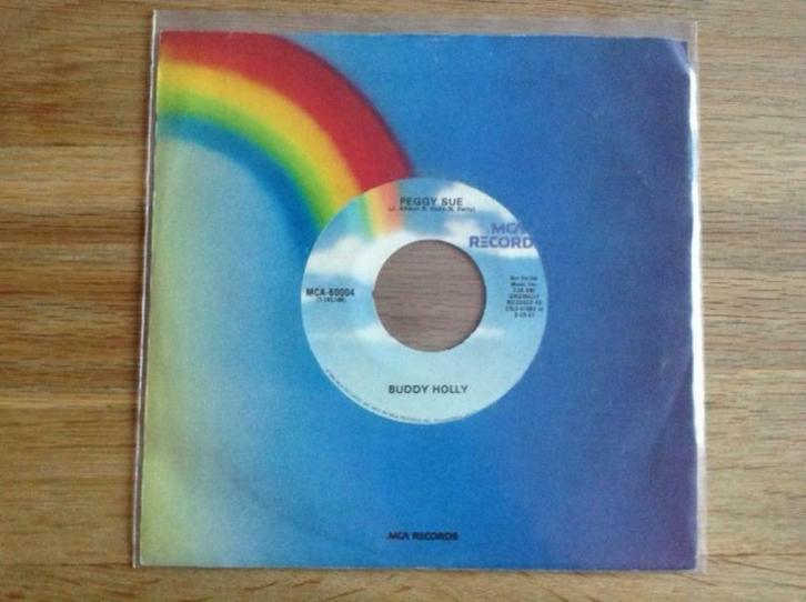 single buddy holly, Cd's en Dvd's, Vinyl Singles, Single, Rock en Metal, 7 inch, Ophalen of Verzenden