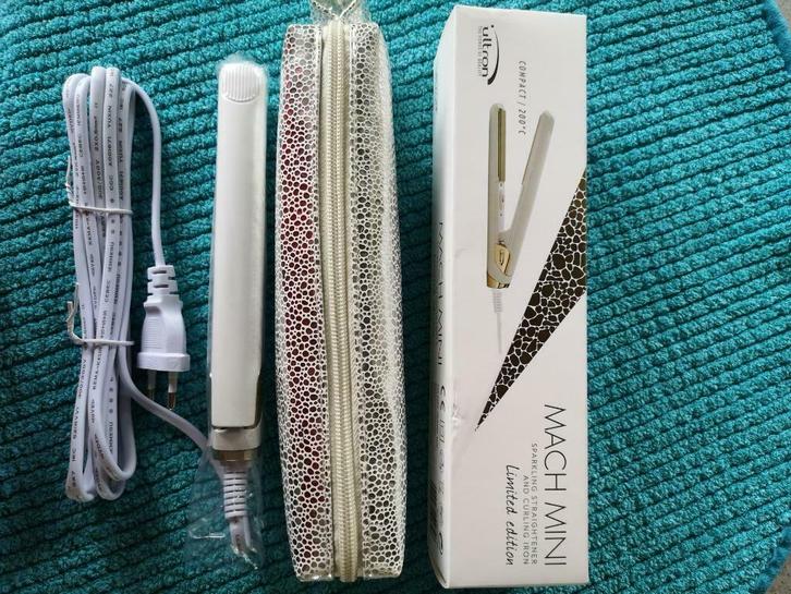 Compact Ultron Stijltang wit/goud. Limited Edition, Elektronische apparatuur, Persoonlijke Verzorgingsapparatuur, Nieuw, Haarverzorging