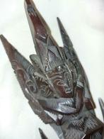 Balinees houtsnijwerk WINGED BIRD GOD TOTEM, Antiquités & Art, Enlèvement ou Envoi