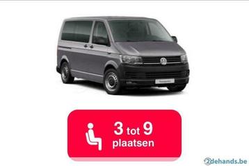 minibus huren: VW Transporter met 9 plaatsen te huur