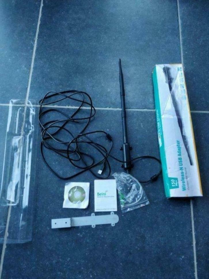 wireless N USB adapter wifi rocket acces point, Informatique & Logiciels, Amplificateurs wifi, Comme neuf, Enlèvement ou Envoi
