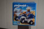 3655 - Playmobil quad met politieagent, Complete set, Ophalen of Verzenden, Zo goed als nieuw