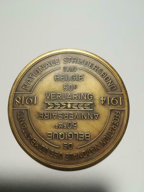 Médaille de table Fédération nationale des combattants de Be, Collections, Objets militaires | Général, Enlèvement ou Envoi