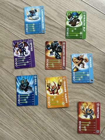 Cartes Skylander (sans figurines), Enlèvement ou Envoi, Comme neuf