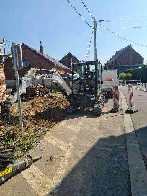 Location - Pelle 3T Bobcat E27z - Terrassement tranchée, Diensten en Vakmensen, Verhuur | Gereedschap en Machines