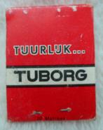lucifer mapje Tuborg, Verzenden, Zo goed als nieuw, Luciferdoosjes of -merken
