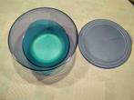 Saladekom Tupperware, Ophalen, Gebruikt, Groen, Bak of Kom