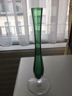 Vase flûte Val St Lambert, Antiquités & Art, Antiquités | Verre & Cristal