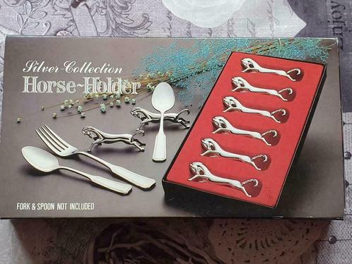 Nouveau silver collection horse - holder, Antiquités & Art, Curiosités & Brocante, Enlèvement ou Envoi