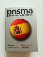 Prisma Miniwoordenboek Spaans, Livres, Dictionnaires, Comme neuf, Espagnol, Enlèvement ou Envoi, Prisma ou Spectrum
