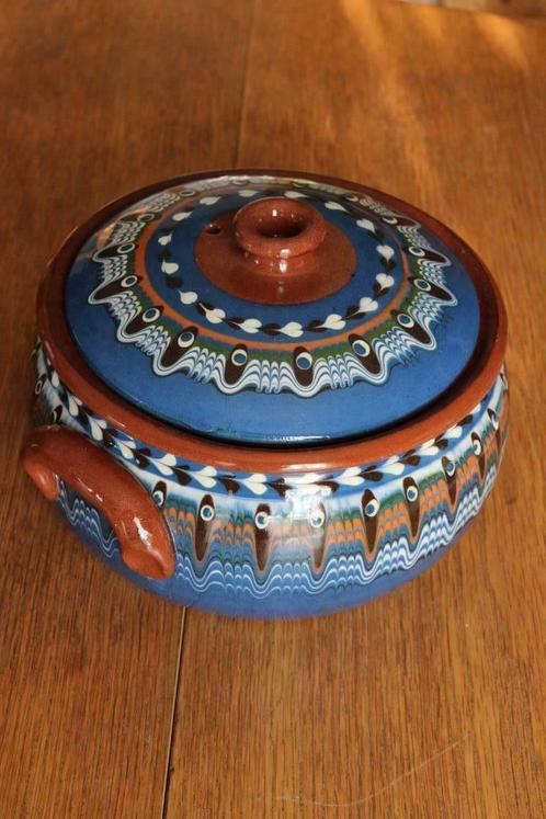 Bulgaarse traditionele keramiek, Huis en Inrichting, Keuken | Potten en Pannen, Zo goed als nieuw, Pot, Bus of Blik, Overige materialen