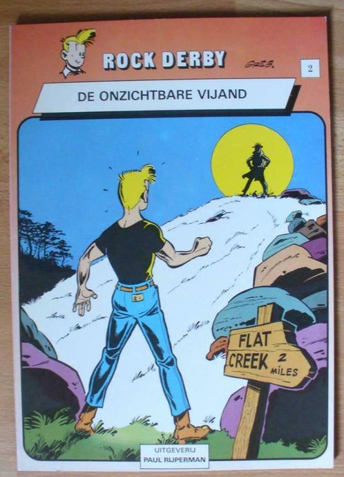 ROCK DERBY 2 DE ONZICHTBARE VIJAND RIJPERMAN GREG KUIFJE, Boeken, Stripverhalen, Zo goed als nieuw, Eén stripboek, Ophalen of Verzenden