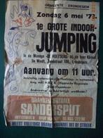 Affiche: Erondegem: 1e Grote Indoor-Jumping. 1973., Gebruikt, Ophalen of Verzenden