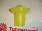 Tupperware citrus pers : past op elk potje, Comme neuf, Jaune, Enlèvement ou Envoi