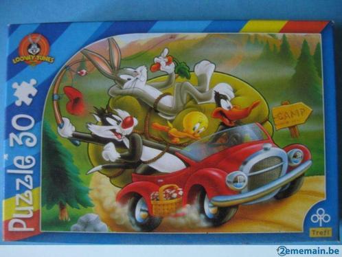 Puzzle Looney Tunes 30 pièces (complet), Kinderen en Baby's, Speelgoed | Kinderpuzzels, Gebruikt