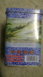 Deco Vintage Boîte vide Metal The Vert Chine 13.5x9cm, Enlèvement ou Envoi