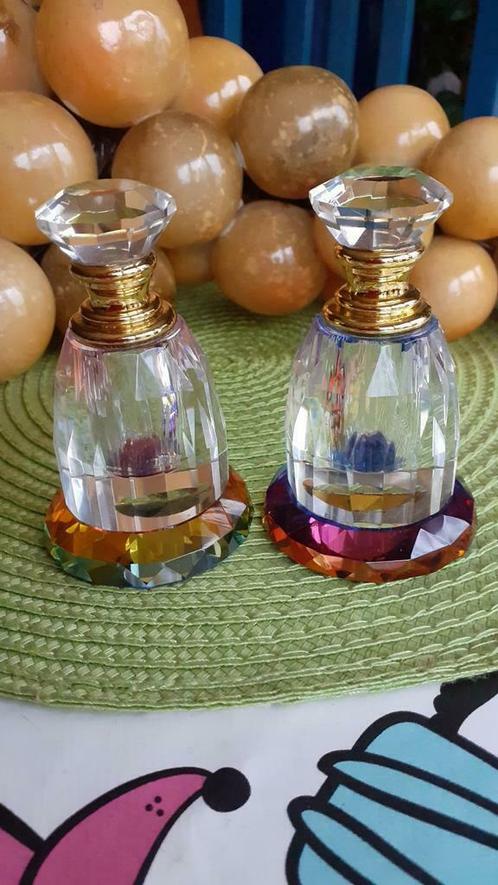 Flacons parfum en cristal de boeme, Verzamelen, Parfumverzamelingen, Zo goed als nieuw, Ophalen