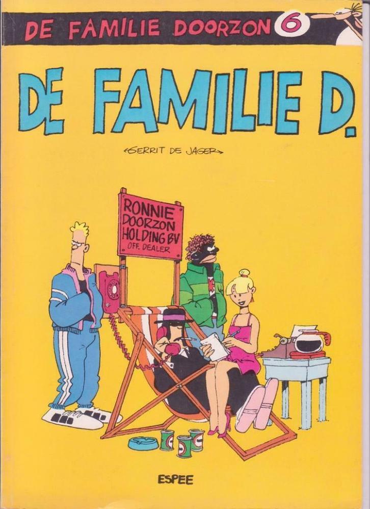 Gerrit de Jager : de familie Doorzon deel 6 > de familie D., Boeken, Stripverhalen, Gelezen, Eén stripboek, Ophalen of Verzenden