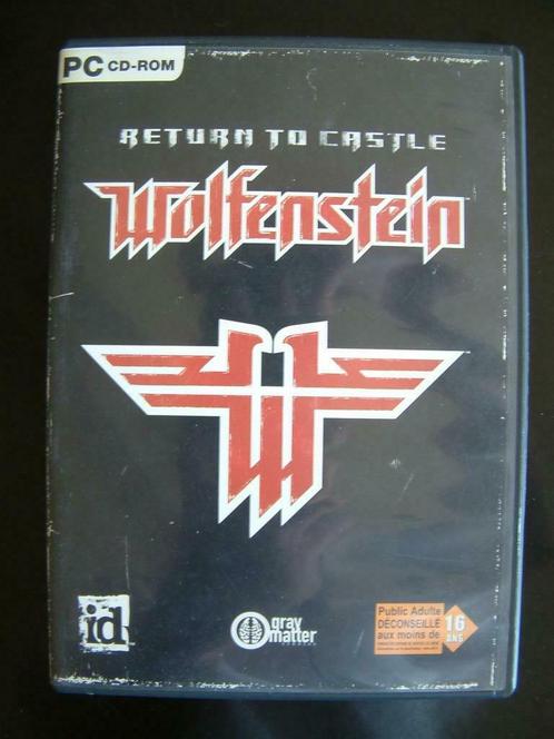 Jeu vidéo PC Return to Castle Wolfenstein, Consoles de jeu & Jeux vidéo, Jeux | PC, Utilisé, Aventure et Action, 3 joueurs ou plus