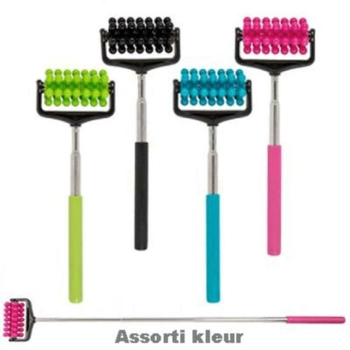Massageroller uitschuifbaar telescoopsteel, Sport en Fitness, Massageproducten, Nieuw, Apparaat, Ophalen of Verzenden