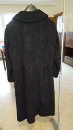 long manteau de fourrure en astrakan, Comme neuf, ANDERE, Noir, Taille 42/44 (L)