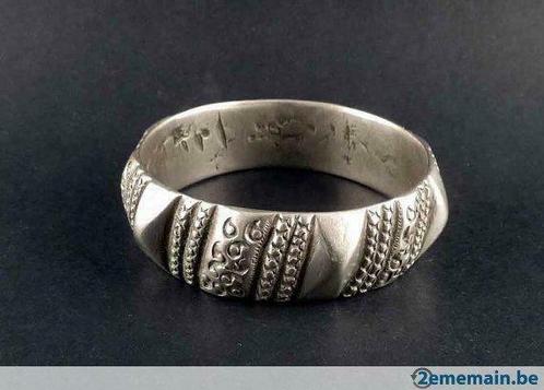 Bracelet argent ancien Maroc, Handtassen en Accessoires, Armbanden, Nieuw, Zilver, Zilver, Ophalen