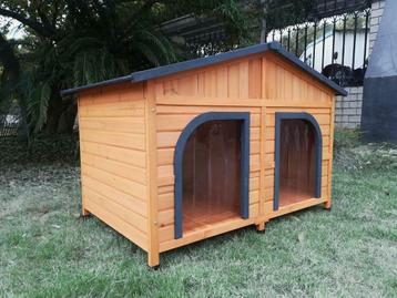 Niche XXL double abri chien niche geante NICHE gros chien, Neuf, 65 à 100 cm, Enlèvement, Niche à chien